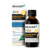 Brauer Natural Kids Manuka Honey Cold and Flu Oral Liquid 100ml