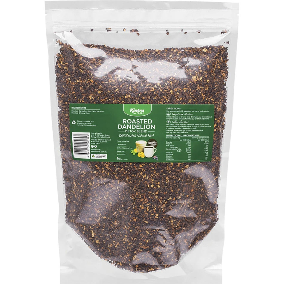 KINTRA FOODS Roasted Dandelion Blend Granular 1kg