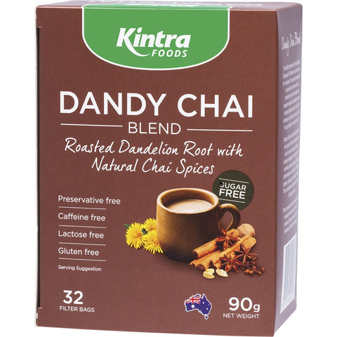 KINTRA FOODS Dandy Chai Blend Tea Bags 32