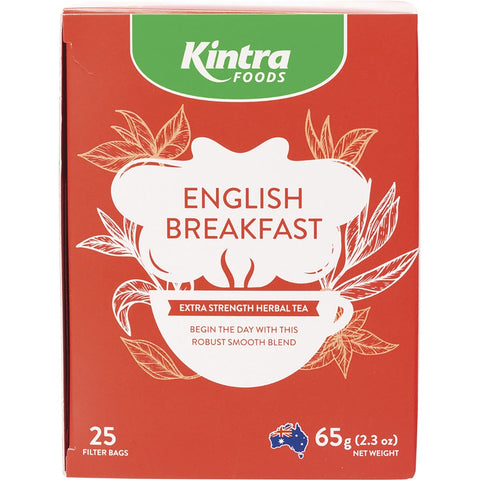 KINTRA FOODS Herbal Tea Bags English Breakfast 25