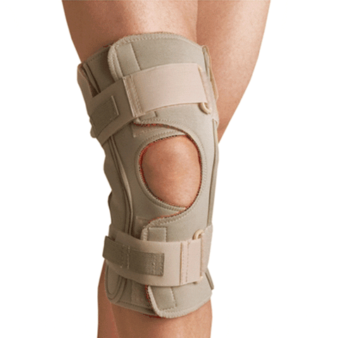 Thermoskin Knee Brace Open Wrap with Dual Pivot Hinge
