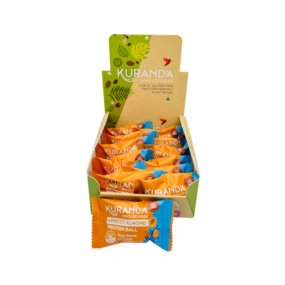 Kuranda Wholefoods Protein Ball Apricot Almond 40g(Pack of 12)