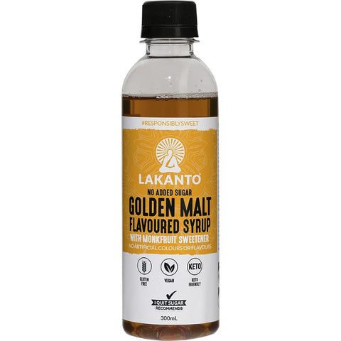 Lakanto Golden Malt Flavoured Syrup with Monkfruit Sweetener 300ml