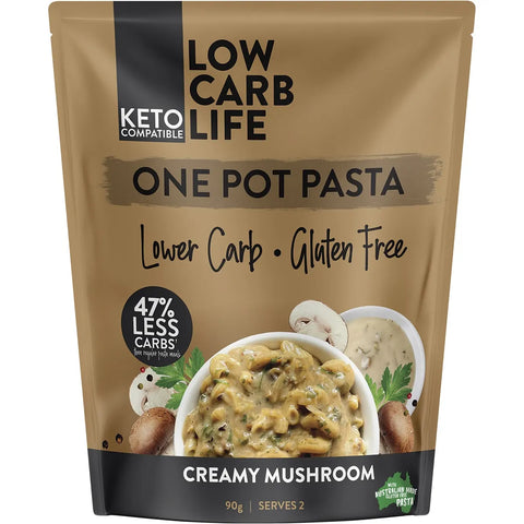 Low Carb Life One Pot Pasta Creamy Mushroom 10x90g