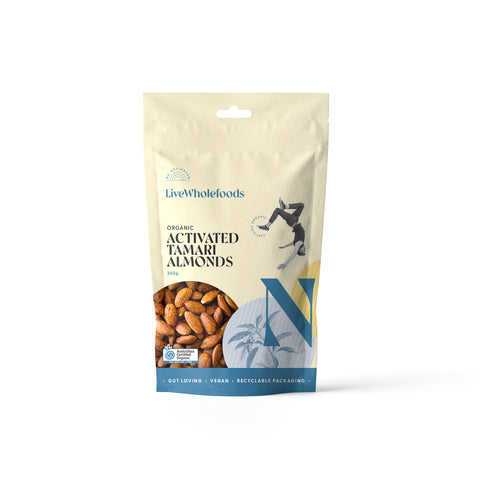 Live Wholefoods Org Activated Tamari Almonds 300g