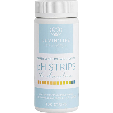 LUVIN LIFE PH Strips For Saliva & Urine 100