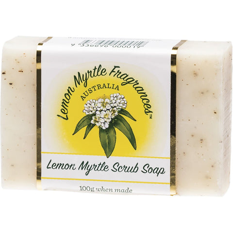 LEMON MYRTLE FRAGRANCES Soap Mixed - Plain & Exfoliant 100g