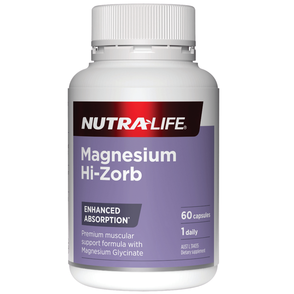 Nutra Life Magnesium Hi Zorb 60 Capsules