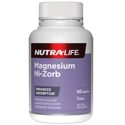 Nutra Life Magnesium Hi Zorb 60 Capsules
