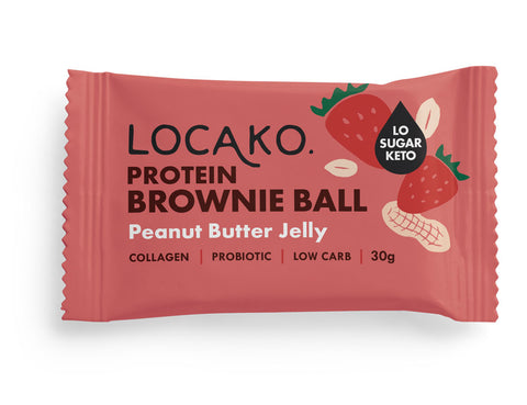 Locako Protein Brownie Ball P/Nut But 30g (Pack of 10)