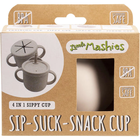 Little Mashies Silicone Sippy Cup 4-in-1 Convertible 1