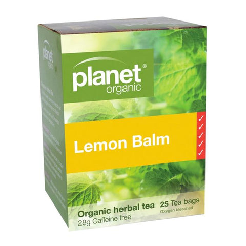 PLANET ORGANIC Herbal Tea Bags Lemon Balm 25