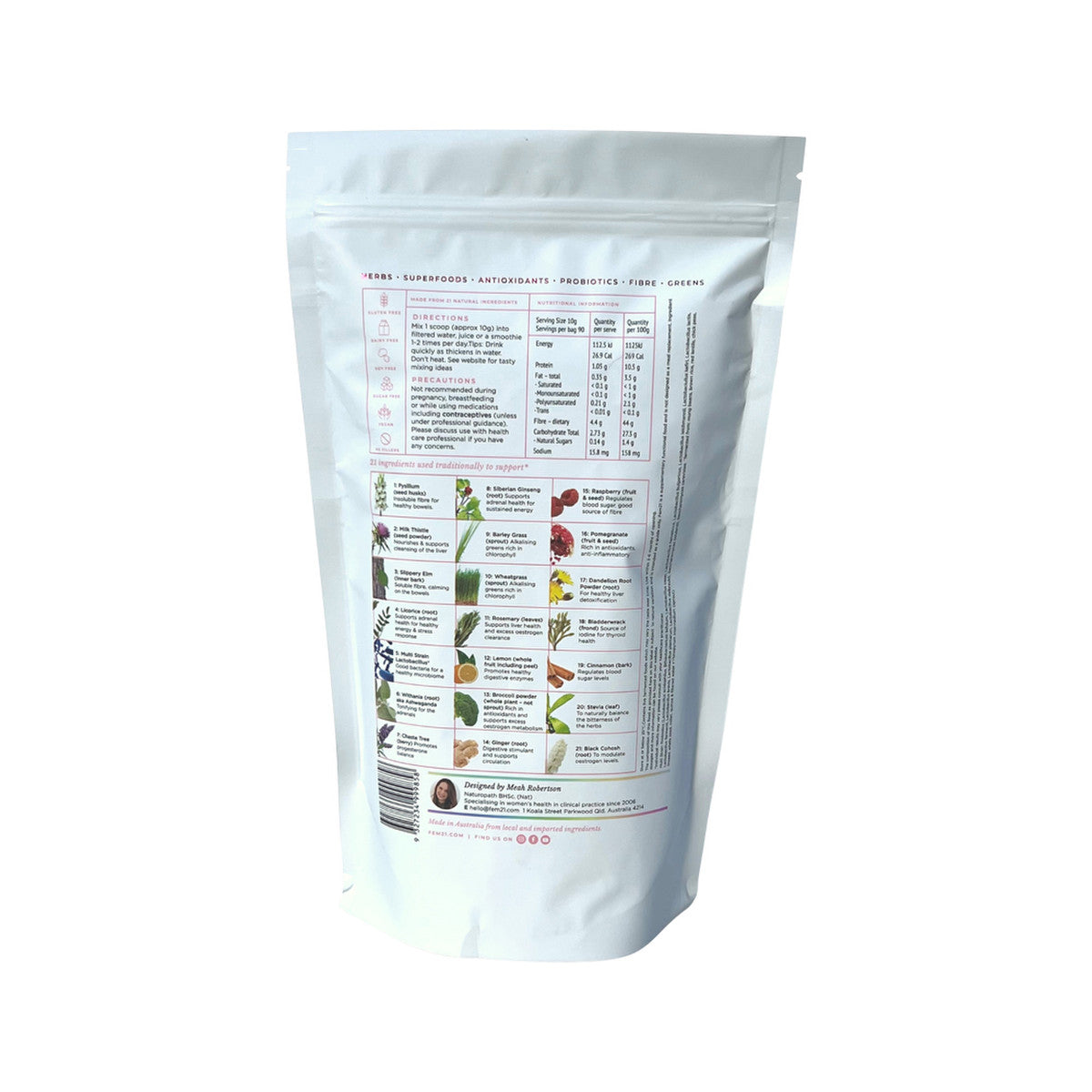 LifeStart Naturopathics Fem21 900g