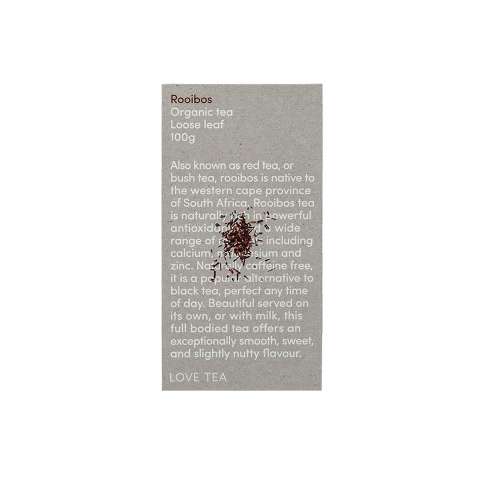 Love Tea Organic Rooibos Tea Loose Leaf 100g
