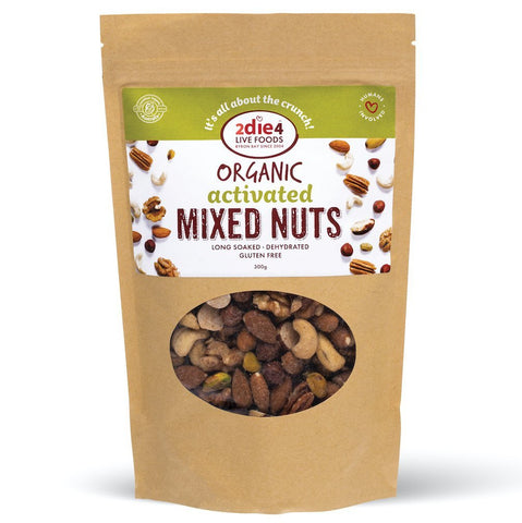 2DIE4 LIVE FOODS Organic Activated Mixed Nuts Activated With Fresh Whey 300g