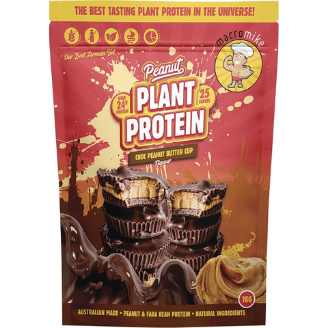 MACRO MIKE Peanut Plant Protein Choc Peanut Butter Cup 1kg