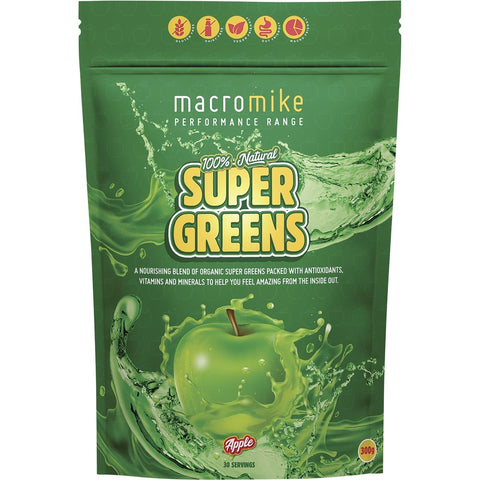 MACRO MIKE Super Greens Apple 300g