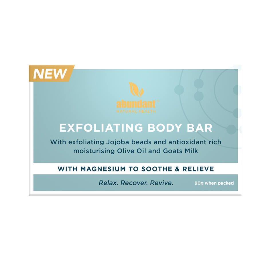 Abundant Natural Health Exfoliating Body Bar 90g
