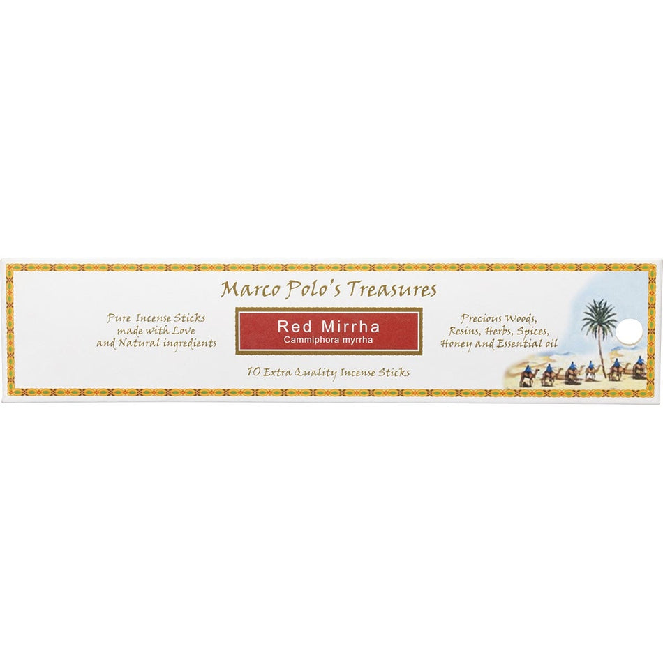 MARCO POLO'S TREASURES Incense Sticks Red Mirrha 10