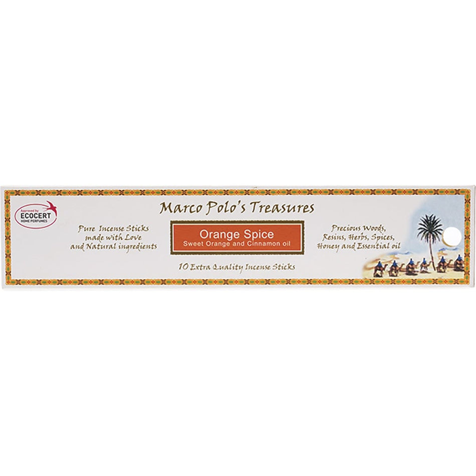 MARCO POLO'S TREASURES Incense Sticks Orange Spice 10