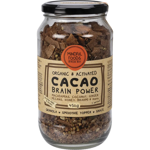 Mindful Foods Cacao Brain Power Granola Organic & Activated 450g