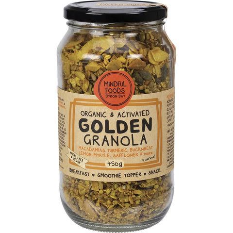Mindful Foods Golden Granola Organic & Activated 450g