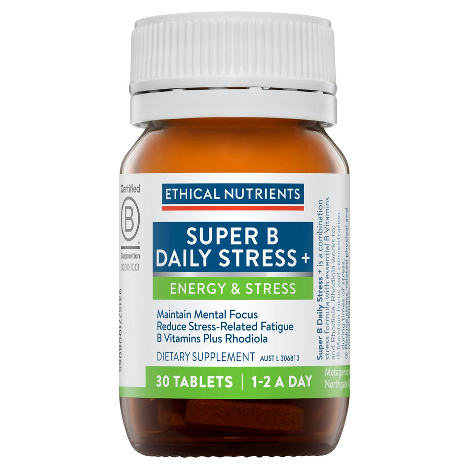 Ethical Nutrients Super B Daily Stress + Tab 30
