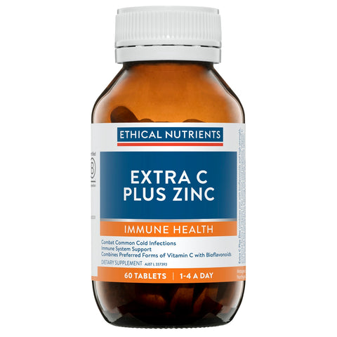 Ethical Nutrients Extra C Plus Zinc 60 Tablets