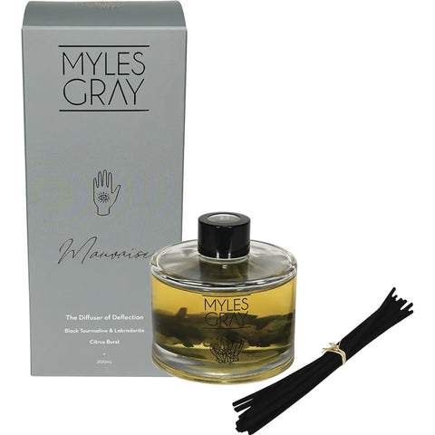 MYLES GRAY Crystal Infused Reed Diffuser Citrus Burst 200ml