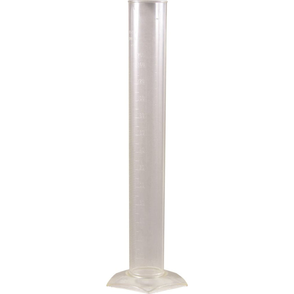 Measuring Cylinder Plastic Clear Graduated 250ml