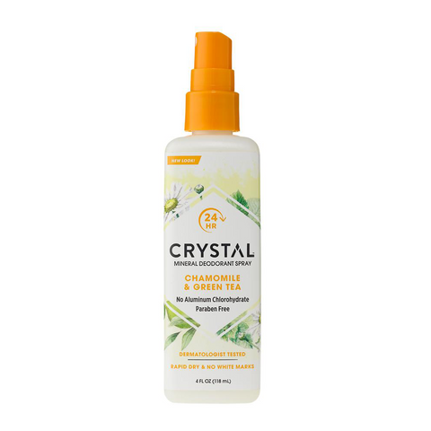 CRYSTAL Deodorant Spray Chamomile & Green Tea 118ml