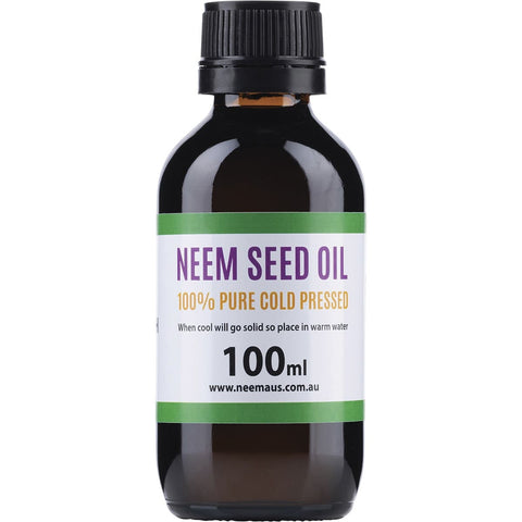 NEEM Neem Seed Oil 100% Pure & Cold Pressed 100ml