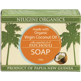 NIUGINI ORGANICS Virgin Coconut Oil Soap Patchouli 100g