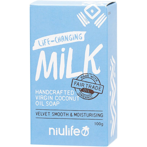 NIULIFE Coconut Oil Soap Coconut Milk 100g