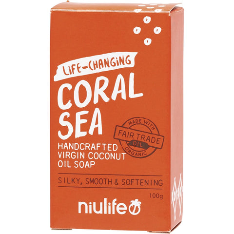 NIULIFE Coconut Oil Soap Coral Sea 100g