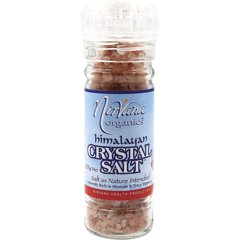 NIRVANA Himalayan Salt Granules (Glass Grinder) 125g