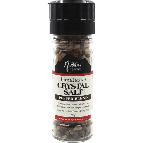 NIRVANA Himalayan Salt Pepper (Glass Grinder) 90g