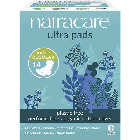 NATRACARE Ultra Pads Regular (Wings) 14