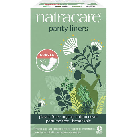 NATRACARE Panty Liners Curved 30