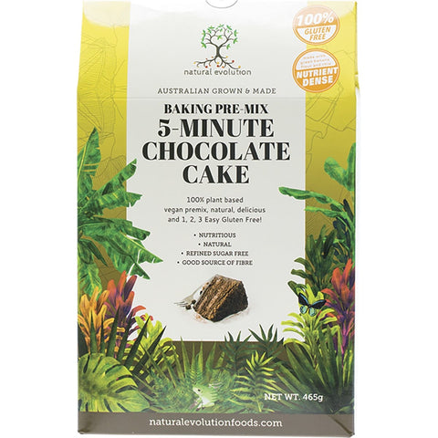 NATURAL EVOLUTION 5-Minute Chocolate Cake Mix 465g