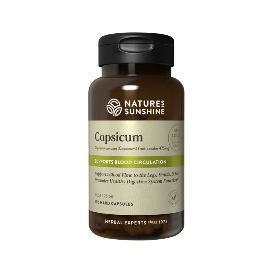 Nature's Sunshine Capsicum 475mg 100c