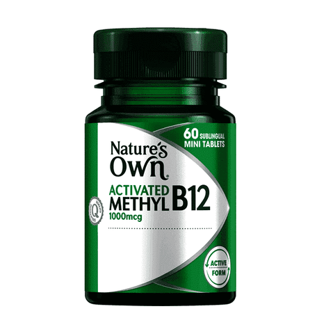 NATURE’S OWN ACTIVATED METHYL B12 60 TABLETS