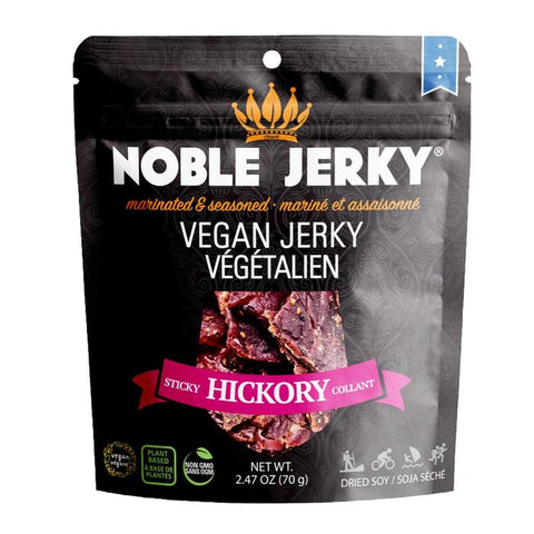 NOBLE JERKY Vegan Jerky Sticky Hickory 70g