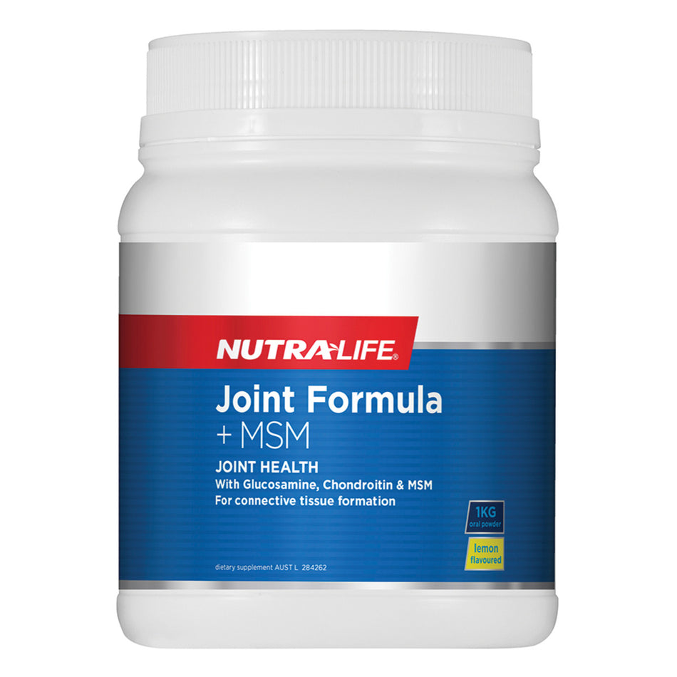 NutraLife Joint Formula + MSM Lemon Flavoured Oral Powder 1kg