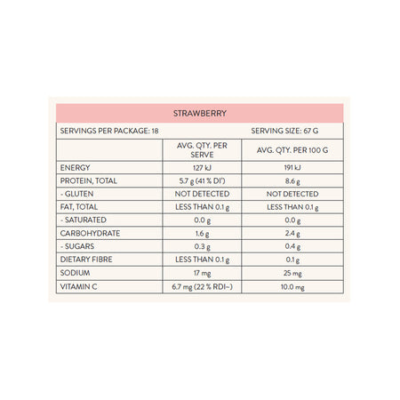 Nutra Organics Gutsy Gummies Gut Loving Snack Strawberry 150g