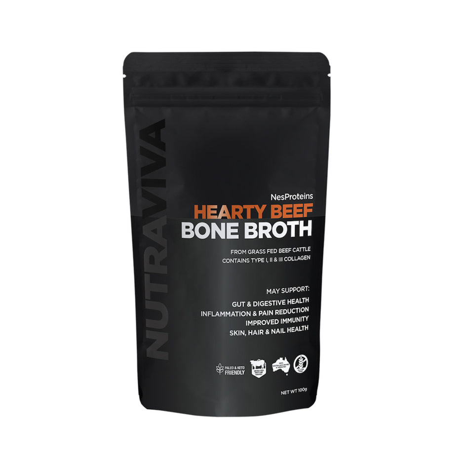 Nutraviva (NesProteins) Bone Broth Hearty Beef 100g