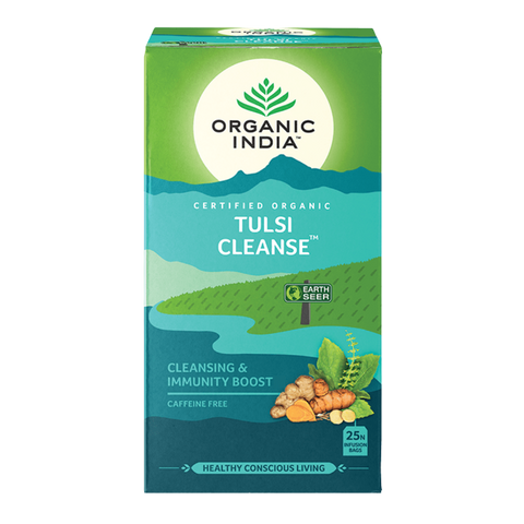 Organic India Wellness Tulsi Cleanse x 25 Tea Bags (Pack of 5)