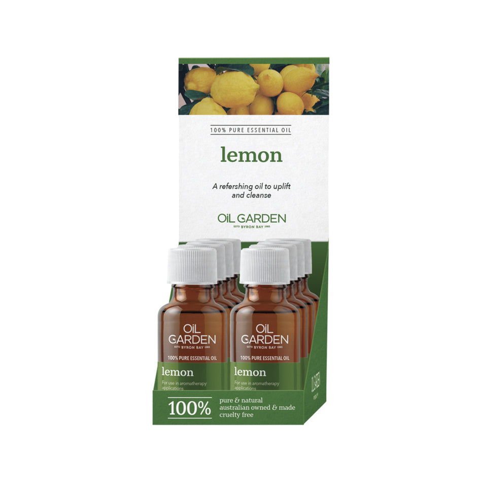 Oil Garden Essential Oil Lemon 25ml(Pack of 8)