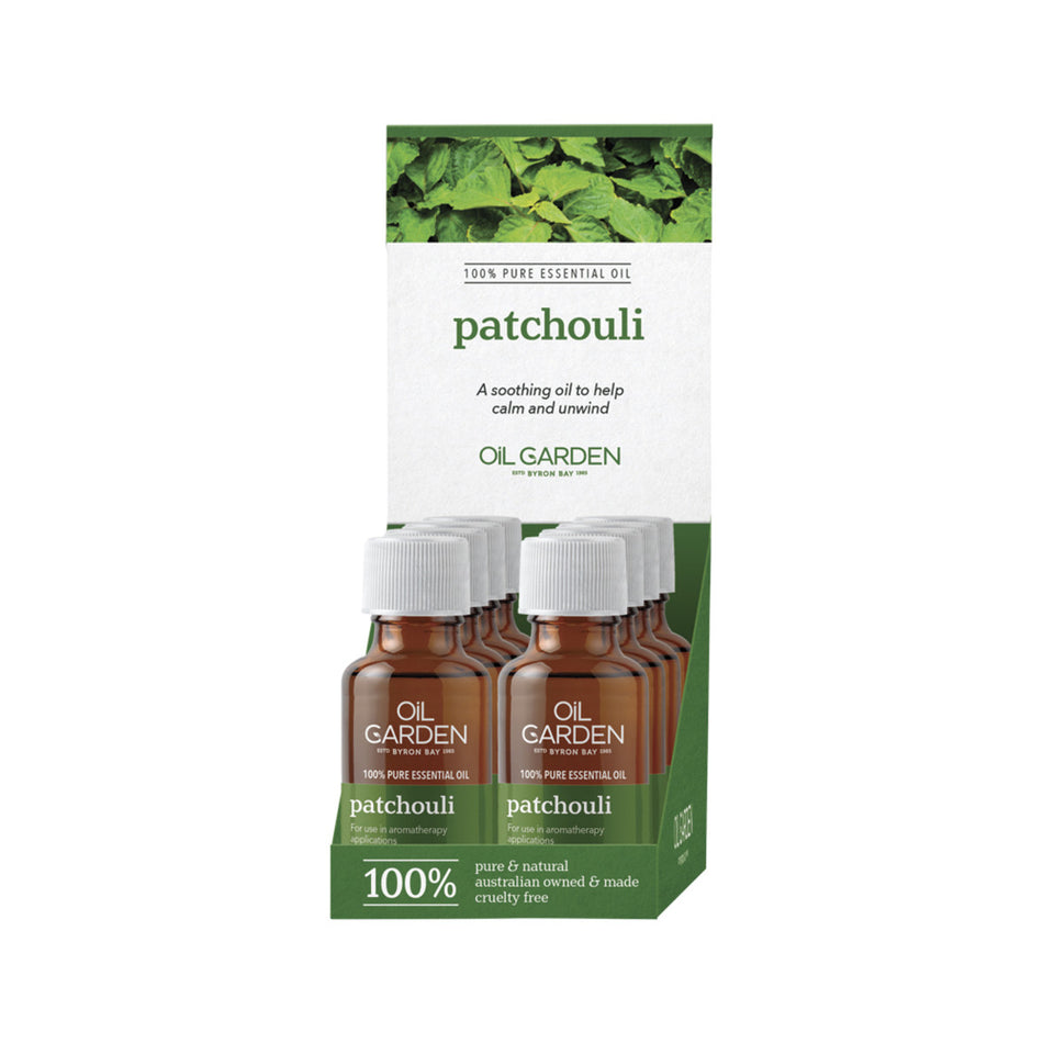 Oil Garden Essential Oil Patchouli 25ml (Pack of 8)