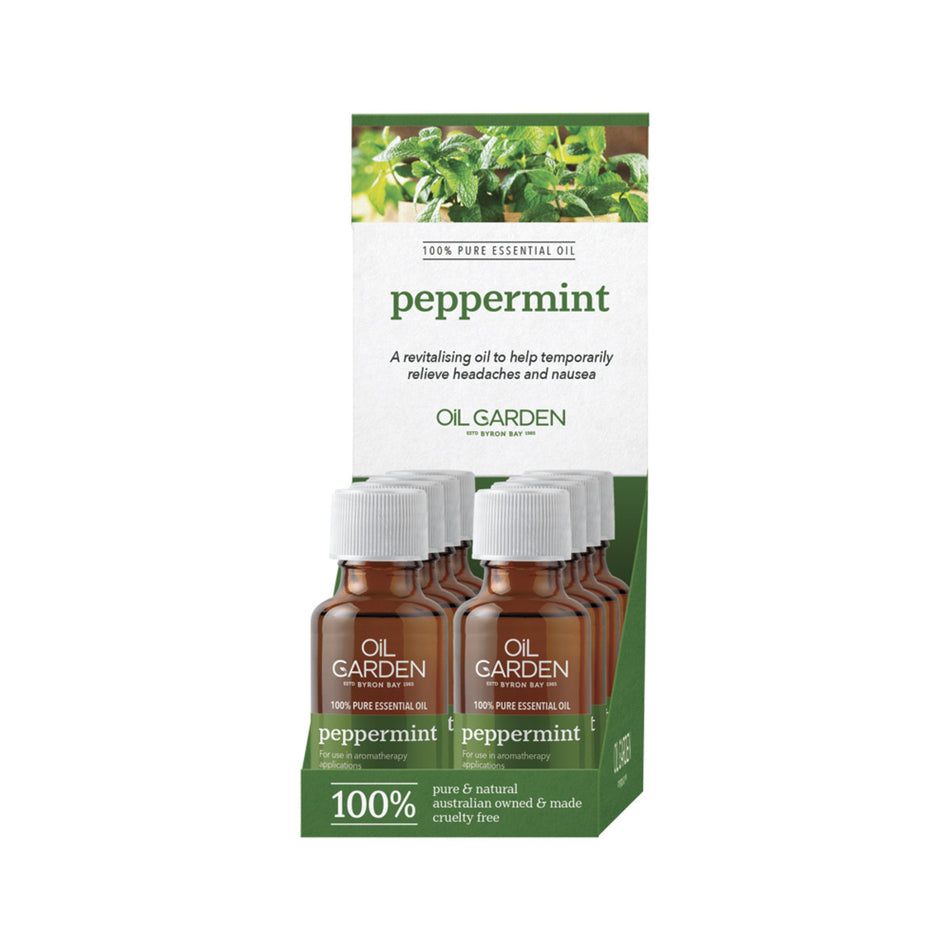 Oil Garden Essential Oil Peppermint 25ml(PACK OF 8)